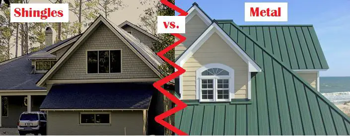 Difference Between Metal Roof and Shingle Roof
