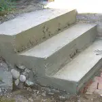 build concrete steps