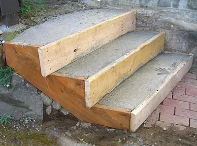 concrete steps construction