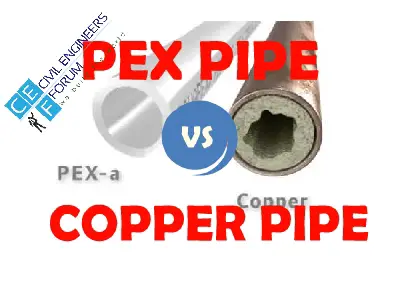 differences between copper pipe and pex pipe