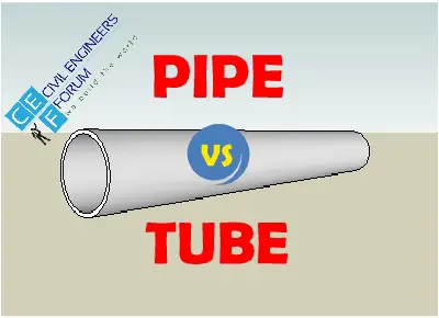 pipe vs tube difference
