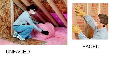 faced vs unfaced insulation